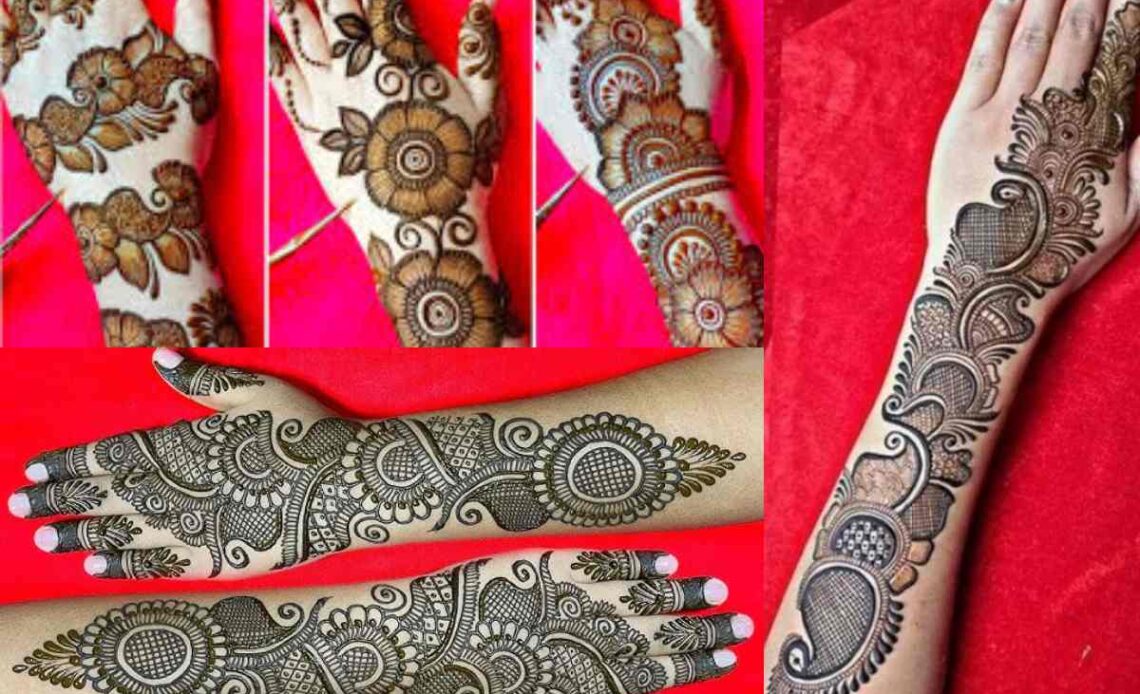 Back Hand Mehndi Design Arabic